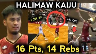 Kai Sotto 16 Pts 14 Rebs 🔥 Gigil Bumawi si Kaiju Backtoback Double2x Highlights [upl. by Nnairrek82]