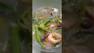 Sinigang na hipon food recipe foodie cooking foodlover [upl. by Anelhtak]