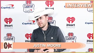 Justin Moore Opens Up About About Sticking to His Roots for 7th Studio Album STRAY DOG [upl. by Odinevneib]