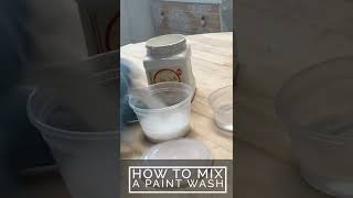 How to Mix A Paint Wash [upl. by Hamian589]