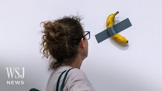 62 Million Paid for a Banana DuctTaped to a Wall  WSJ News [upl. by Nniuq577]