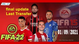 FIFA 15 Final Update Transfers 2022 010921 with Tutorial and Gameplay ManUtdPSG 2122 [upl. by Leiuqeze]