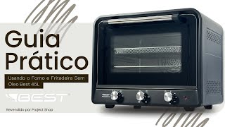 Forno Eletrico Fritadeira Air Fryer Oven 45l Tamanho Familia [upl. by Langsdon]