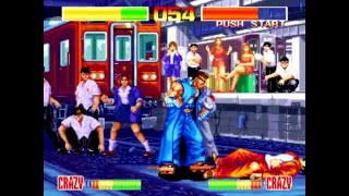 Aggressors of Dark Kombat ArcadeNeo Geo MVS Playthrough as Go [upl. by Airdnaz]