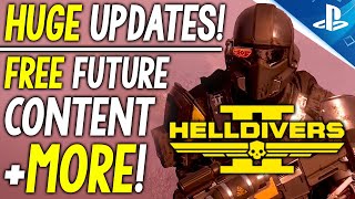 BIG Helldivers 2 Updates Future FREE Content Plans Story Details Warbonds  More News [upl. by Oleg923]