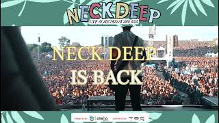 Be ready NECK DEEP live in SURABAYA amp JAKARTA for their solo concert tour on September 2023 [upl. by Jacinta]