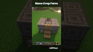 Easiest Crop Farm 🥕🌾 Minecraft Tutorial minecraft gaming shorts short youtubeshorts [upl. by Vaclava328]