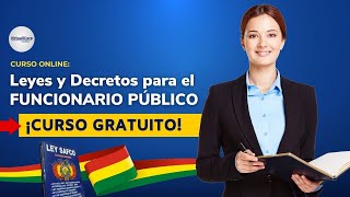 🔴 CURSO Leyes y Decretos para el Funcionario Público ¡ACCESO GRATIS ✅ PARTE 2 [upl. by Ganny]