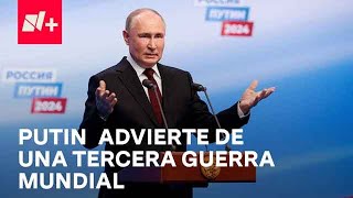 Putin advierte que está a un paso la tercera guerra mundial  Despierta [upl. by Letnwahs]