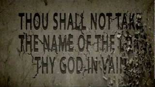 Ten Commandments Carved In Stone  adobe after effects [upl. by Ilohcin]