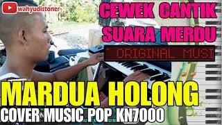 Dinda Cewek Cantik Suara Merdu  MARDUA HOLONG Pop batak KN7000 Erfin Diaz 2019 [upl. by Catima]