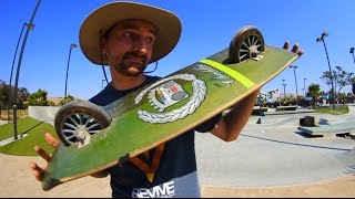 TWO WHEEL SKATEBOARD AND FOAM GLIDERBOARD  YOU MAKE IT WE SKATE IT EP 35 [upl. by Maureene]