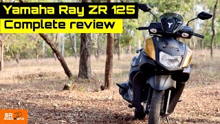 2020 Yamaha Ray ZR BS6 Review  125cc motoscooter [upl. by Nilatak544]