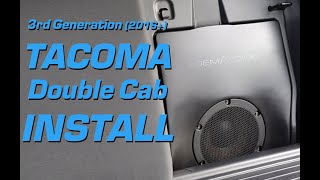 Toyota Tacoma  High Resolution Audio System Install [upl. by Mines]