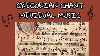 GREGORIAN CHANT MEDIEVAL MUSIC [upl. by Annayr]