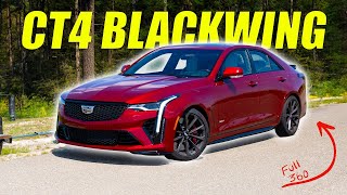 2023 Cadillac CT4V Blackwing  Full Indepth Technology Review [upl. by Sum189]