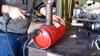 How to build a Waste oil Burner for heating scrapping or aluminium melting [upl. by Herzen]