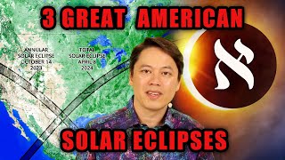 3 GREAT AMERICAN Solar ECLIPSES 20232024 ⚠️ Spell a WARNING Across USA 🇺🇸 [upl. by Shiekh]