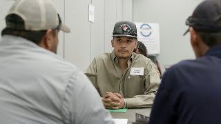 SAISD CTE Welding Students Interview for PostGrad Jobs During Fabricators Recruitment Day [upl. by Neela]