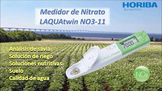 Medidor de nitrato LAQUAtwin NO311 [upl. by Kristy437]