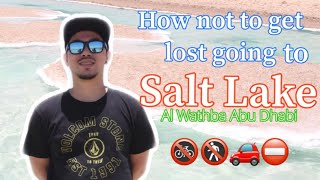 Salt Lake Al Wathba Abu Dhabi  Direction to salt lake  Best place to visit [upl. by Verile]