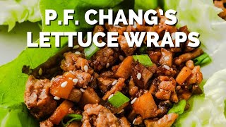 PF Chang Lettuce Wraps [upl. by Berne]