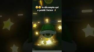 😯😯 le décompte qui a prédit léclair ⚡ shorts mariokart8deluxe [upl. by Weinreb]