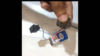 diy DC Motor Battery Wire Connectionshots battery viral motor 😱 [upl. by Eikram191]