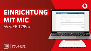 AVM FRITZBox einrichten So einfach geht´s mit Modeminstallationscode MIC [upl. by Ennylcaj]