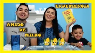 🌽🌽AMIDO DE MILHO 🌽🌽EXPERIENCIA PARA CRIANÇAS [upl. by Mikey]