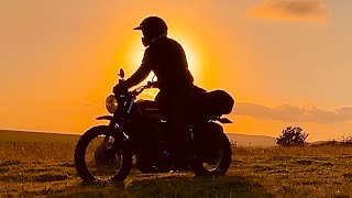 The Great Escape  Triumph Street Scrambler 900  Wild Camp  Wales Uk [upl. by Eecats]