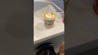 Latteart for beginners trendingshorts coffee lattearttutorial barista coffeeart coffeelatte [upl. by Zusman977]