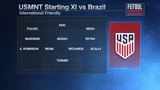 USMNT vs Brazil postgame reaction 🔥 futbolamericas [upl. by Catherin]