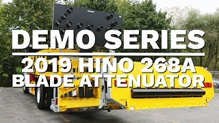 2019 Hino 268A Blade TMA Truck Demo  Royal Truck amp Equipment [upl. by Wilone108]