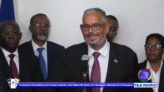 Cérémonie dinstallation du Premier ministre  Alix Didier FilsAimé à la Primature [upl. by Riccio]