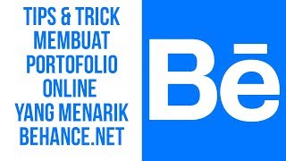 Cara membuat portfolio online di Behancenet [upl. by Dylan]