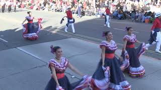 Banda El Zarcero de Costa Rica en el Desfile de las Rosas 2020 [upl. by Steffen]