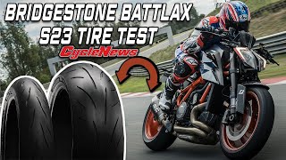 Bridgestone Battlax S23 Tire Test  Cycle News [upl. by Hteik]