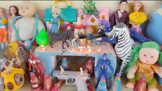 sittu bittu ki kahani part 175 barbie doll all day routine in indian village  barbie doll story [upl. by Aven]