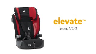 Joie elevate™  Group 123 Booster Seat with 5Point Harness [upl. by Lilhak]