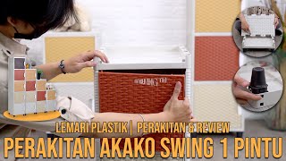 CARA MERAKIT AKAKO SWING 1 PINTU 2345 SUSUN LEMARI PLASTIK  OSCARLIVING™ [upl. by Morris808]