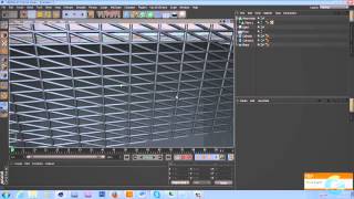 Cinema4D Tutorial  Wire Mesh from Models [upl. by Neibart]