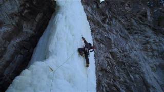 Ice Climbing Mean Green Cody WY [upl. by Gracye]