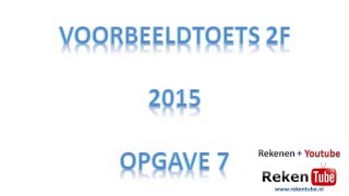 rekentoets 2015 oefenopgave 7 [upl. by Odawa223]