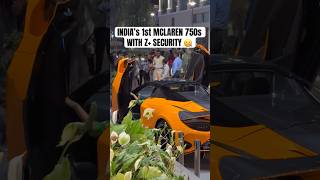 NEW McLaren 750S in INDIA [upl. by Mcquade]