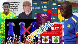 🟢HOT🔥✅HEARTS OF OAK NEW KIT UPDATES🔥 HEARTS LINEUPS TO FACE DREAM FC 💥DR NYAHO SPEAK 🗣️✅ [upl. by Eillam]