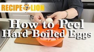 How to Peel Hard Boiled Eggs [upl. by Seerdi]