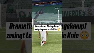 Dramatischer Abstiegskampf zwingt Legende auf die Knie brasil fussball thiagosilva shorts [upl. by Mahla753]