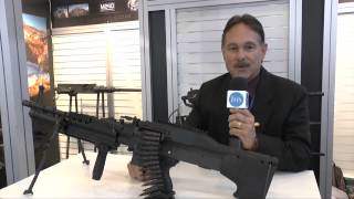 US Ordnance Defense Systems M60E6 General Purpose Machine Gun shown at Eurosatory 2014 [upl. by Mendes328]