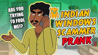 Indian Windows Scammer Prank  Ownage Pranks [upl. by Alih]